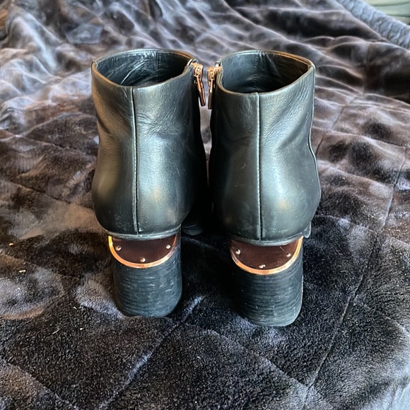 Alexander Wang Rose Gold Heeled Booties, Size 36 - Picture 2 of 7
